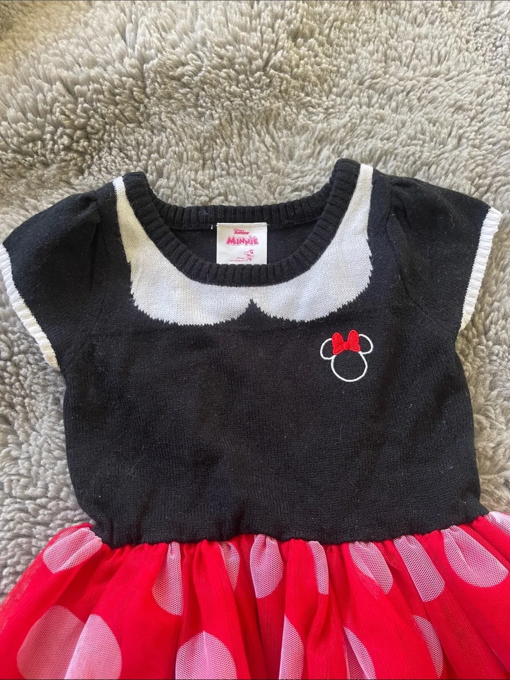 Disney Minnie Mouse Red Costume Dress Sz 18M